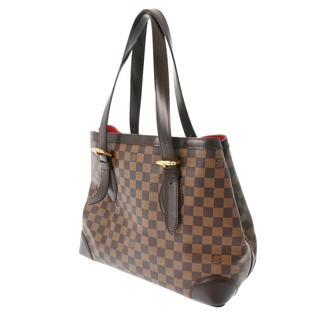 Louis Vuitton Handbag Canvas Brown Hampstead Damier Brown